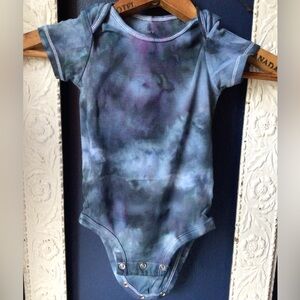 Carter's Blue and Purple Ice Dye Onesie